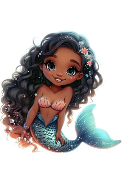 OEM Decorative Sticker, Mermaid, Turquoise