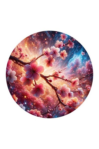 OEM Διακοσμητικό αυτοκόλλητο, άνθος κερασιάς, πολύχρωμο