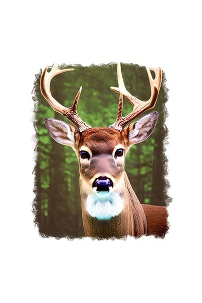 OEM Decorative Sticker, Reindeer, Brown, 70 cm