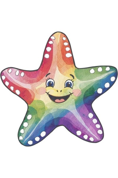 OEM Διακοσμητικό αυτοκόλλητο, αστερίας, πολύχρωμο
