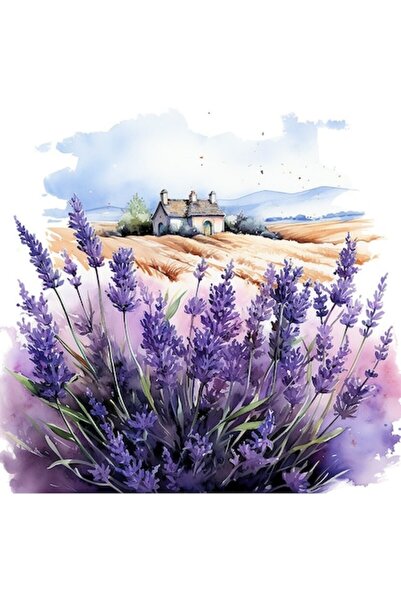 OEM Διακοσμητικό αυτοκόλλητο, λεβάντα