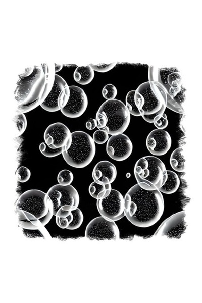 OEM Декоративни стикер балони, черни, 55 см