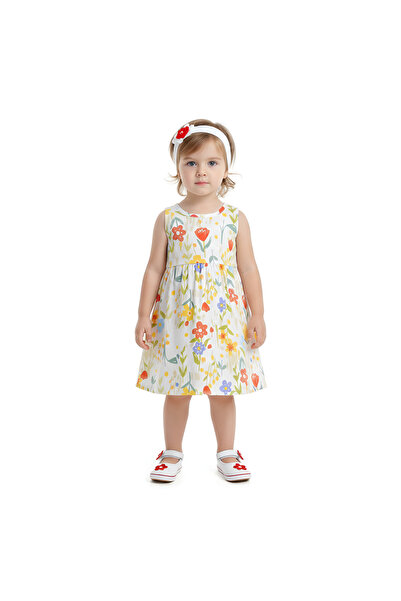 Bidani فستان أميرة الصيفي الصغير غير الرسمي، ملون - من سنتين إلى 6 سنوات