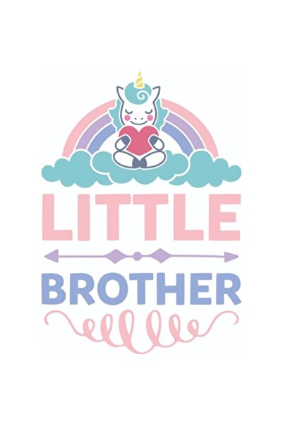 OEM Διακοσμητικό αυτοκόλλητο, Μικρός αδερφός, Πολύχρωμο 85 εκ.