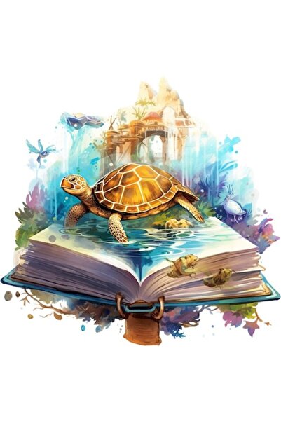 OEM Διακοσμητικό αυτοκόλλητο Magic Book, καφέ, 62 εκ.