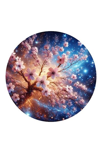 OEM Διακοσμητικό αυτοκόλλητο, άνθος κερασιάς, πολύχρωμο