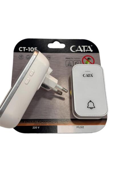 ELİTLED Cata Ct-105 Pilsiz 220v Enerjili Kumandalı Zil (Karışık Renk)
