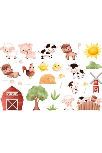 OEM Decorative Sticker, Farm Animals