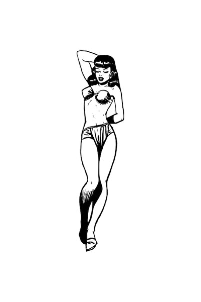 OEM Car Sticker, Woman, 30 cm