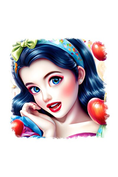 OEM Διακοσμητικό αυτοκόλλητο Princess, πολύχρωμο, 55 εκ.