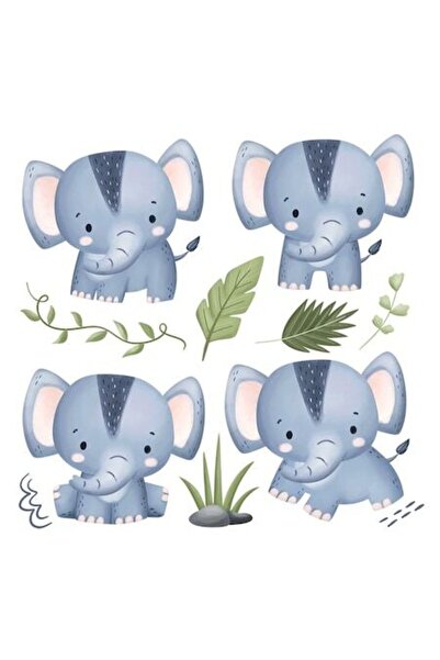 OEM Διακοσμητικό αυτοκόλλητο, ελέφαντες