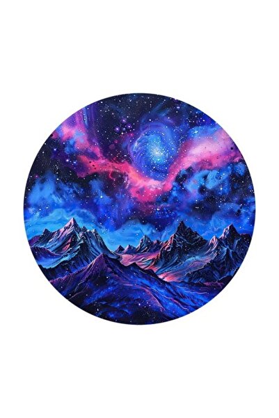 OEM Декоративен стикер, Галактика, Син