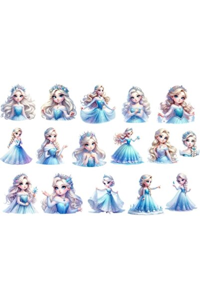 OEM Διακοσμητικό αυτοκόλλητο, Πριγκίπισσα Χιονονιφάδες