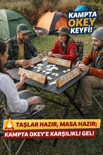 Sekoutdoor Okey masası katlanır alüminyum kamp masası Rms XXL