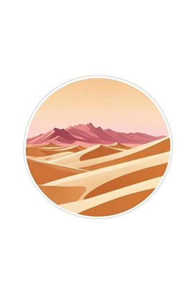 OEM Decorative Sticker, Desert, Orange