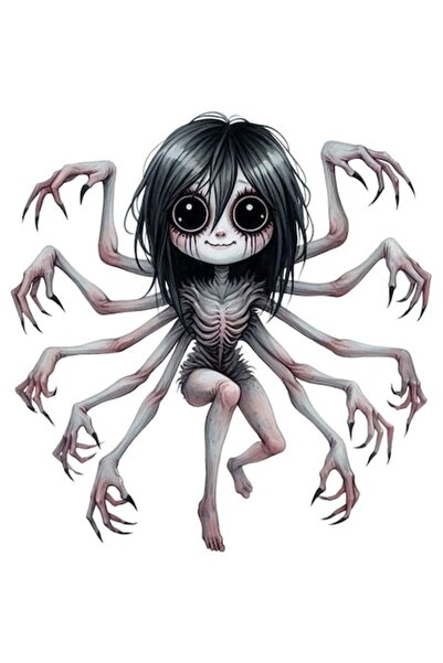 OEM Autocolant decorativ, Groază, Păianjen, Gri