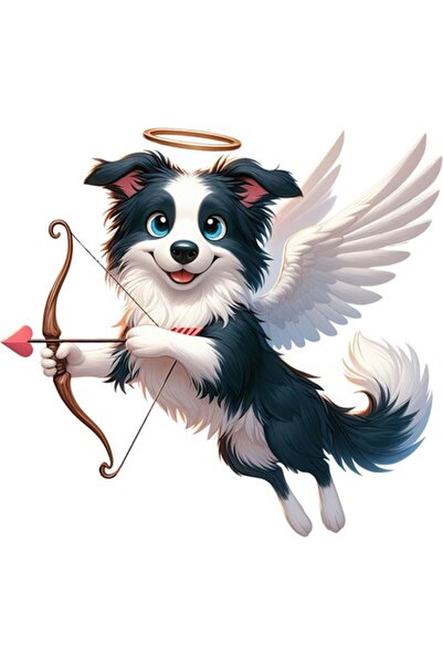 OEM Διακοσμητικό αυτοκόλλητο, σκύλος Έρως, μαύρο