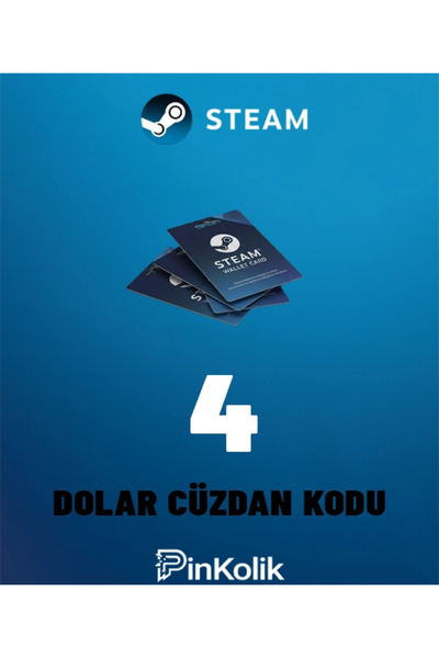 Steam 4 USD Cüzdan Kodu