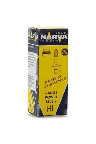 Narva Bec halogen pentru faruri auto Range Power Blue +50 H1 55W 12V 48334