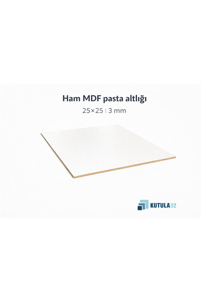 kutula 32 25*25 ham mdf pasta altligi