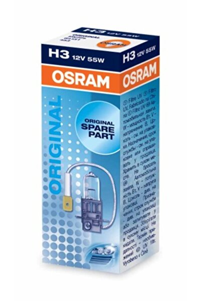 Osram Bec far auto cu halogen original H3 55W 12V 64151