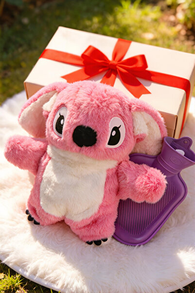 NB market Stitch peluş oyuncak sıcak su torbası içinde stich sıcak su torbası...