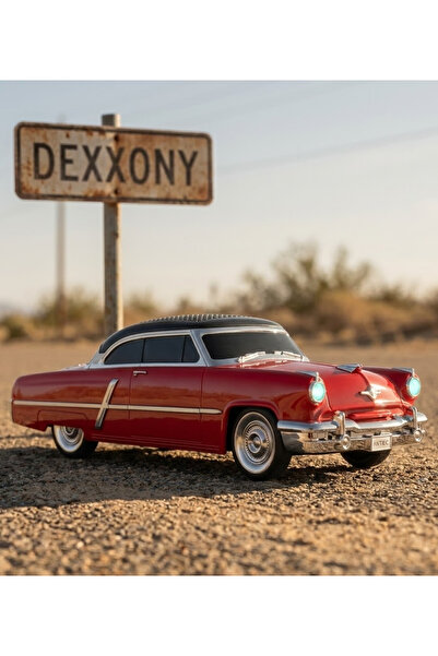 Dexxony 1952 Lincoln Capri Nostaljik Klasik Araba Tasarımlı Bluetooth Hoparlö...