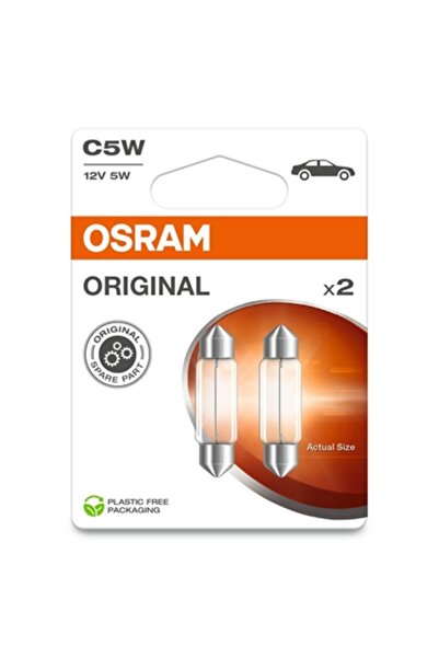 Osram Set de 2 becuri auto originale C5W 5W 12V 6418-2BL