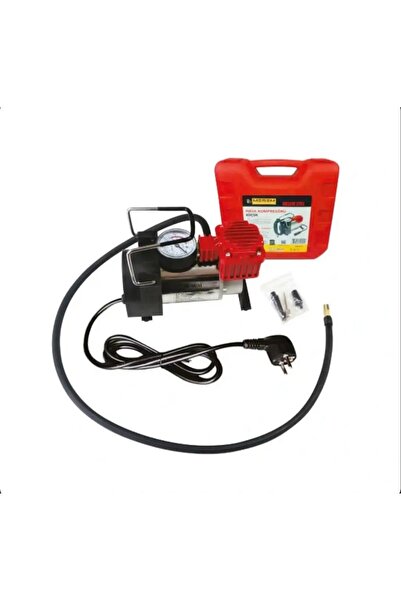 ValoriaHome Meşem 3751 Küçük Hava Kompresörü Elektrikli Lastik Şişirme Pompas...