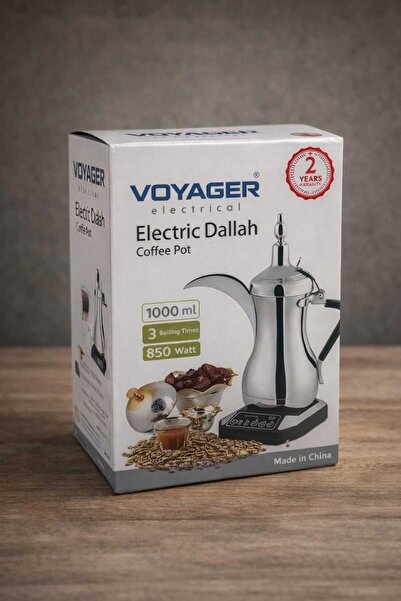 GENERAL'S VOYAGER 1000ml Electric Coffee Pot – Fast Heating 850W