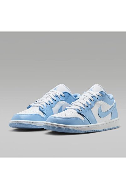 Nike AİR JORDAN 1 LOW WHITE ALUMİNUM-SPORTXOUTLET