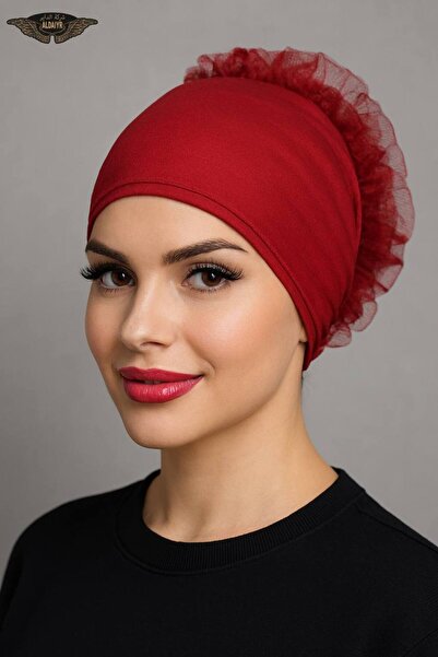 ALDAIYR Ruffle Bonnet Hijab Bonnet
