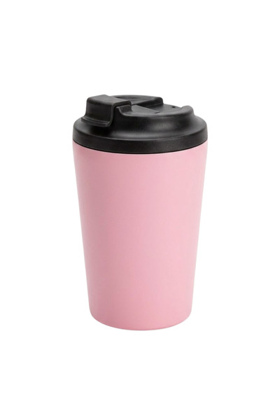 Generic Pink Heat-Retaining Coffee Mug - 330ml