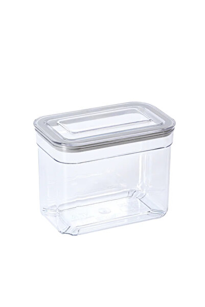 OEM Dry food storage container, 15 x 9.5 x 11 cm, 1 L, transparent