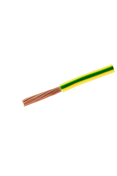 OEM MYF electrical cable, 4 mm², 5 meters, green/yellow