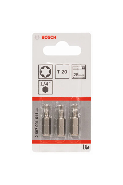 OEM Biti T20 XH Bosch, otel, 25 mm (set 3 buc)