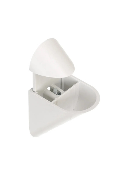 OEM Suport polita sticla, 4-22 mm, alb