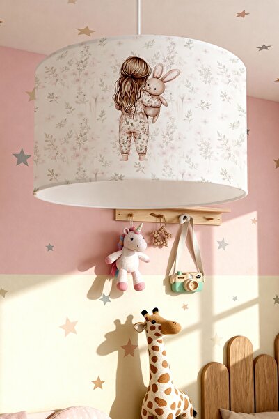 EVPANYA Minik Tavşan Dostum Desenli Çocuk Odası Avize