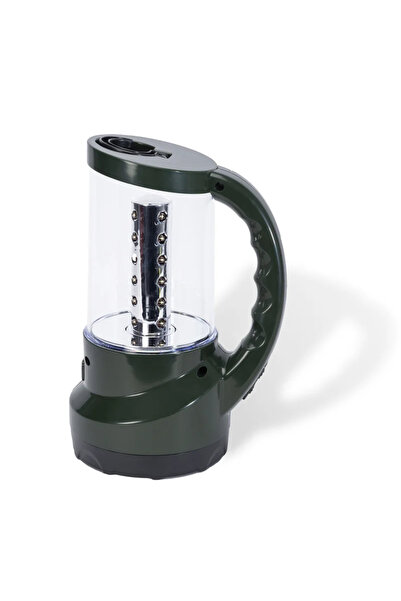 OEM LED flashlight, 344 lm, rechargeable, ABS, green