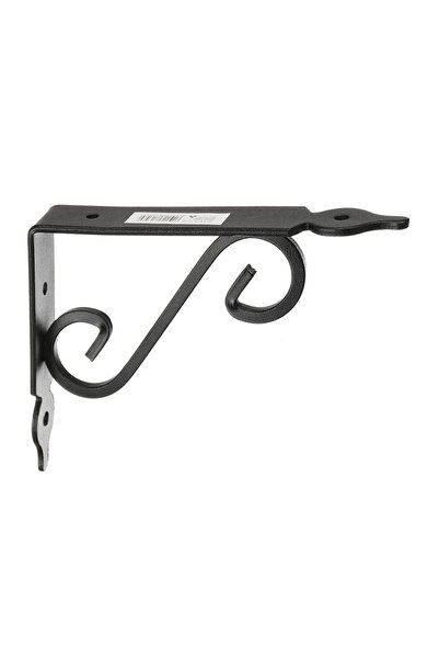 OEM Suport raft, fier forjat, 145 x 110 x 25 mm, negru