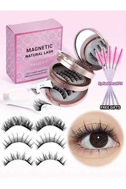 MAGEFY MAGNETIC NATURAL LASH – ( Rimel Magnetik Doğal Takma Kirpik Seti)