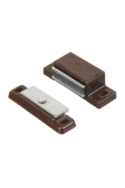 OEM Magnetic furniture lock, max 4 kg, brown (set of 4 pieces)