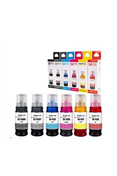 Generic حبر صبغي بديل GI-43 043 لطابعات كانون بيكسما G610 G510 G620 G540 G640...