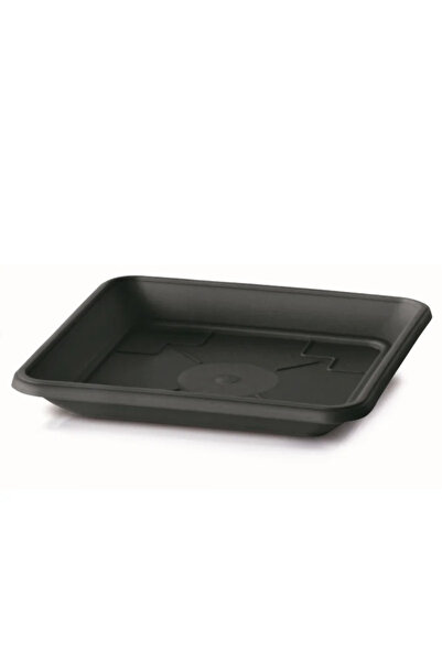 OEM Farfurie ghiveci Terra, plastic, 27cm, gri antracit