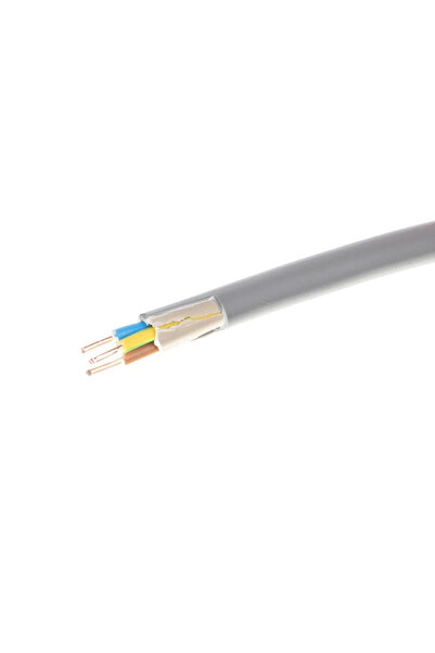 OEM Ηλεκτρικό καλώδιο CYY-F, 3 x 2,5 mm², 50 μέτρα, γκρι