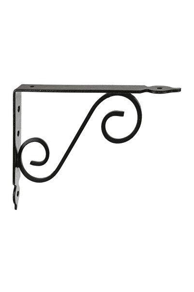 OEM Suport raft, fier forjat, 240 x 195 x 30 mm, negru