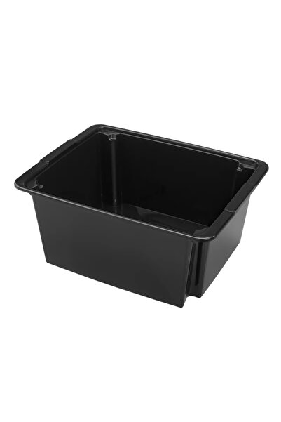 OEM Storage box, Boxmania, plastic, 43 x 34 x 18.5 cm, 22 L, black