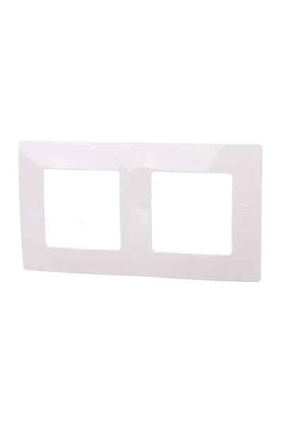 OEM Διπλό διακοσμητικό πλαίσιο Legrand Niloe, για κλασικό εξοπλισμό, IP20, λευκό