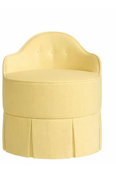 aramkhalej furnıture Lou Vanity Stool - Skirt