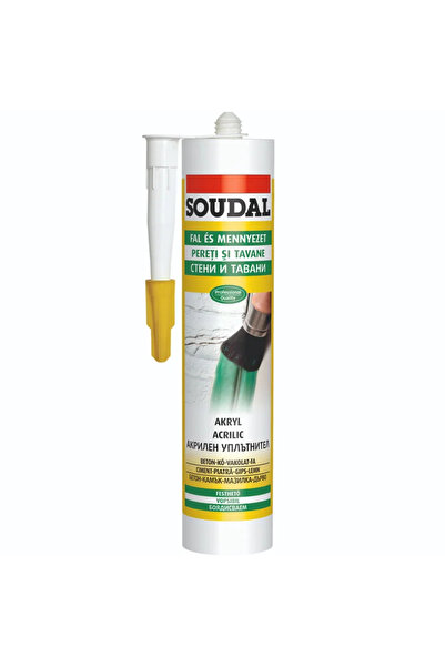 OEM Mastic acrilic Soudal, pentru usi si ferestre, alb, 280 ml